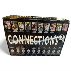 Connections by James Burke 10 Tape VHS Box Set Tlc PBS BBC COMPLETE SET